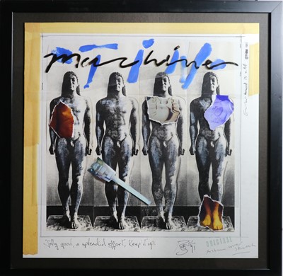 Lot 26 - Edward Bell (British Contemporary) Tin Machine Album Cover Design