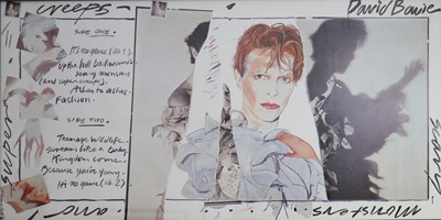 Lot 4 - Edward Bell (British Contemporary) Fly Poster for Scary Monsters Album