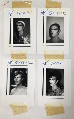 Lot 5 - Edward Bell (British Contemporary) Scary Monsters Photoshoot Contact Sheet
