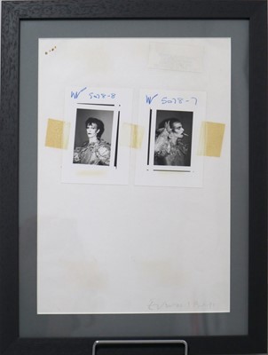 Lot 6 - Edward Bell (British Contemporary) Scary Monsters Photoshoot Contact Sheet