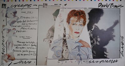 Lot 11 - Edward Bell (British Contemporary) Scary Monsters (and Super Creeps) Album Design