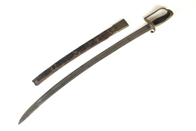 Lot 21 - A British Naval Officer's fighting sword, late 18th/early 19th century
