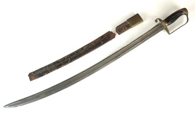 Lot 21 - A British Naval Officer's fighting sword, late 18th/early 19th century