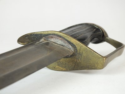 Lot 21 - A British Naval Officer's fighting sword, late 18th/early 19th century