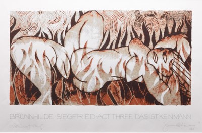 Lot 410 - Tom Phillips CBE RA (1937-2022) Brunnhilde