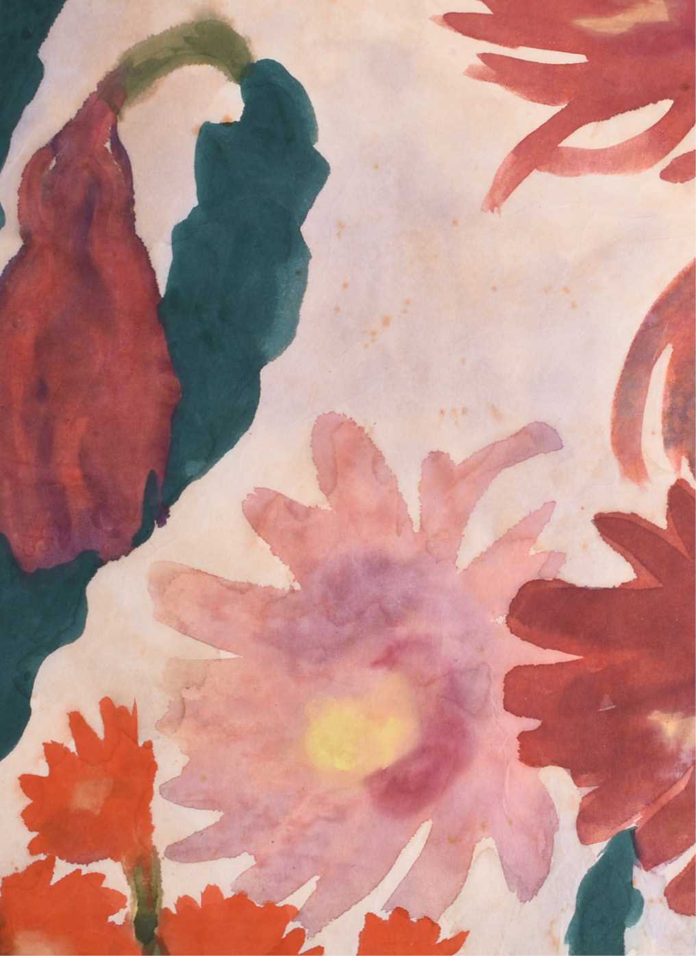 29 - Emil Nolde (1867-1956) Red Blooming Cacti (Epiphyllum Lovibia)