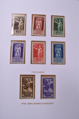 Lot 41 - Collection of Italian Colonies stamps in 2 pre-printed Bolaffi albums with certificates