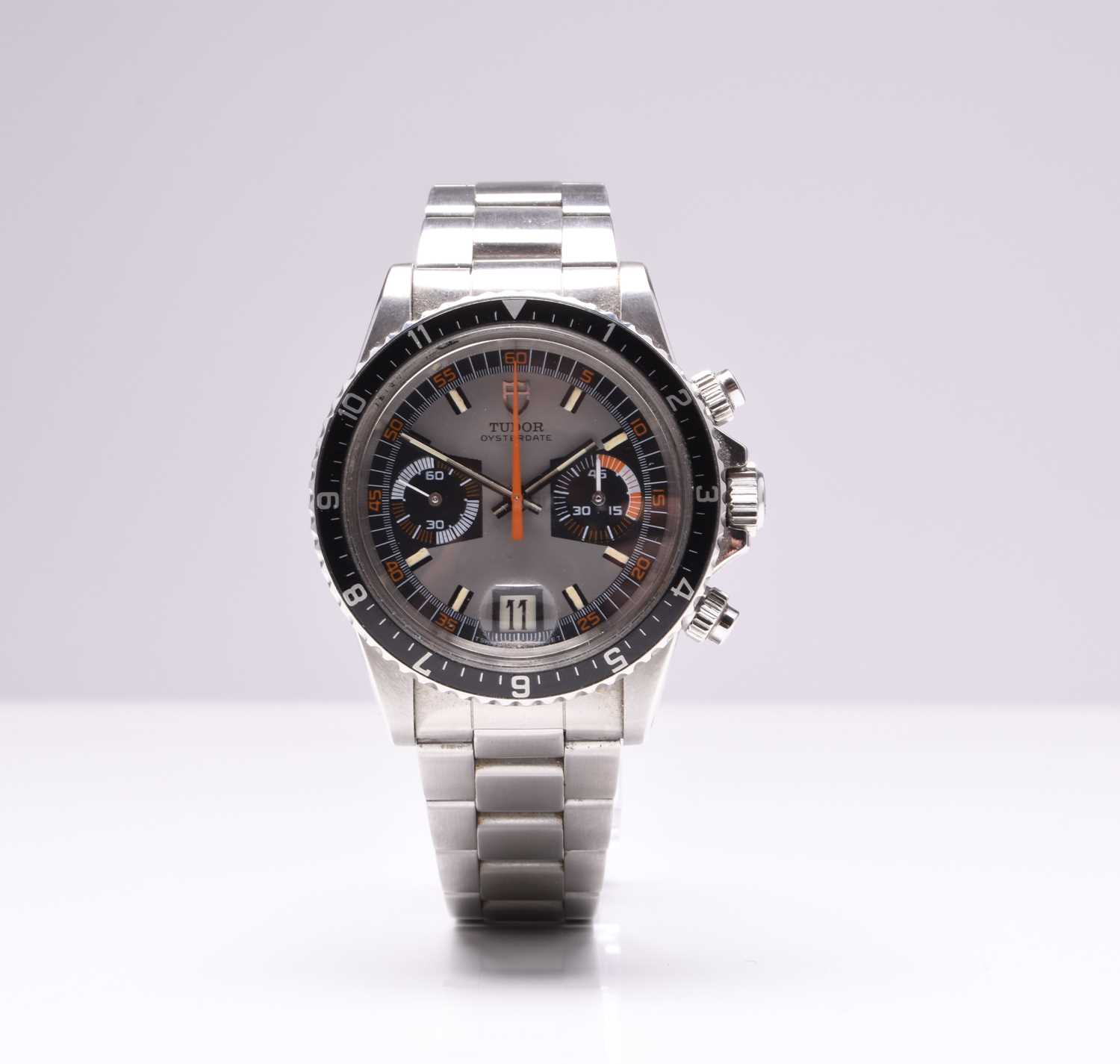 76 - Tudor: A gentleman's stainless steel Oysterdate 'Monte Carlo' chronograph bracelet watch