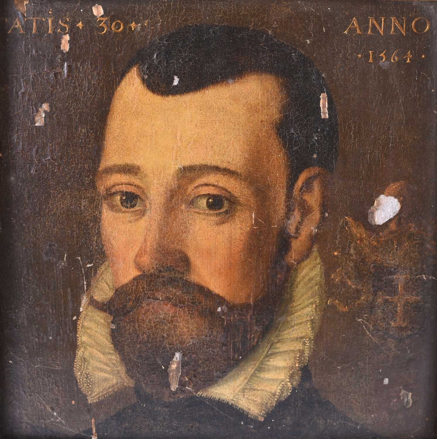 120 - English School (16th Century) Portrait of a Gentleman