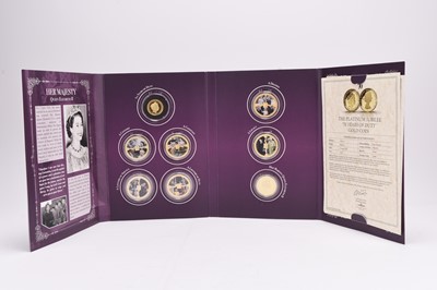 Lot 15 - London Mint platinum jubilee collection of eight Gibraltar proof coins