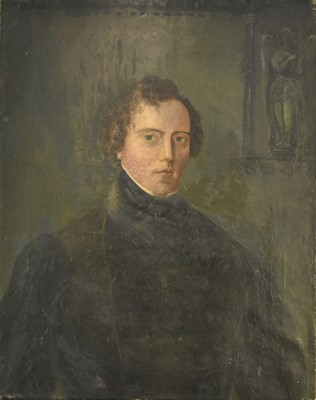 Lot 321 - Continental School (19th Century) Portrait of a Gentleman
