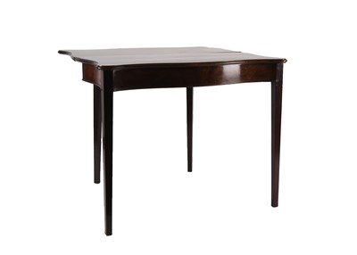 Lot 164 - A Regency mahogany fold-over tea table