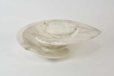 Lot 306 - Antonia Salmon (b.1959) Smoke-fired and burnished sculptural bowl
