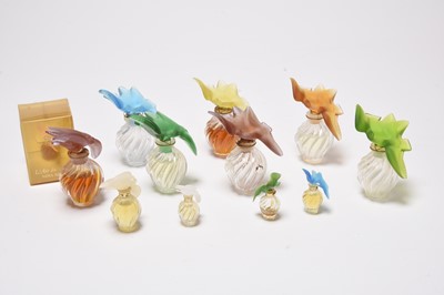 Lot 373 - Marc Lalique to Nina Ricci - Twelve L'Air du Temps perfume bottles