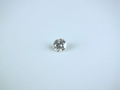 Lot 401 - A single loose brilliant cut diamond