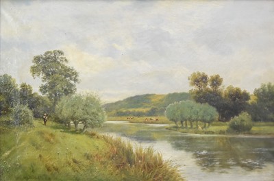 Lot 45 - Attributed to George Vicat Cole (1833-1893) River Arun, Sussex