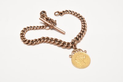 Lot 142 - A Victoria half sovereign set Albert