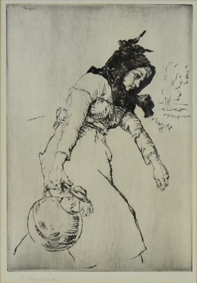 Lot 93 - Edmund Blampied (1886-1966) Two Etchings