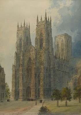 Lot 287 - Paul Braddon (1804-1938) A Large Watercolour of York Minster