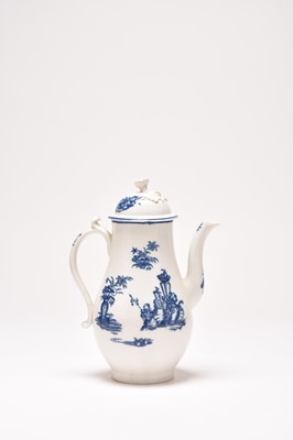 Lot 46 - Caughley 'Bell Toy' coffee pot and cover, circa 1776-90