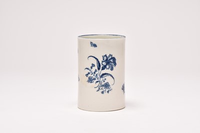 Lot 50 - Caughley 'Gillyflower 5' mug, circa 1776-86