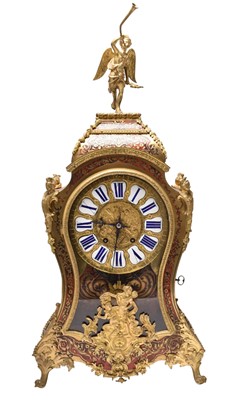 Lot 272 - A French Régence style boulle and gilt metal bracket clock