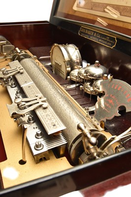 Lot 280 - A large and important Sublime Harmony orchestral music box by George Baker, Geneva, circa 1895