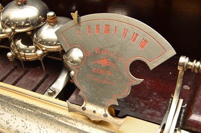 Lot 280 - A large and important Sublime Harmony orchestral music box by George Baker, Geneva, circa 1895