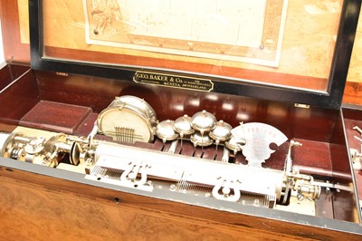 Lot 280 - A large and important Sublime Harmony orchestral music box by George Baker, Geneva, circa 1895