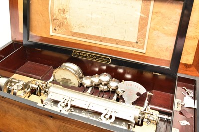 Lot 280 - A large and important Sublime Harmony orchestral music box by George Baker, Geneva, circa 1895