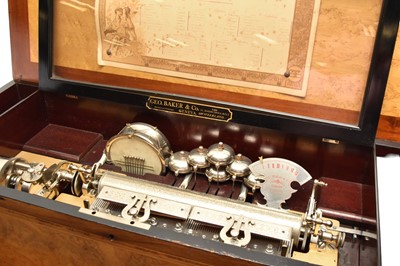 Lot 280 - A large and important Sublime Harmony orchestral music box by George Baker, Geneva, circa 1895