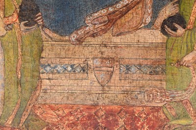Lot 54 - Follower of Taddeo Gaddi (Italy, c.1300-1366) Madonna and Child Enthroned with Angels