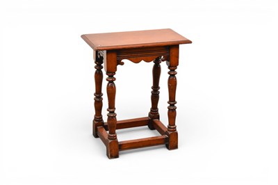 Lot 307 - A 19th century mahogany joint stool