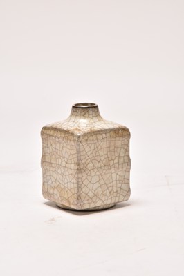 Lot 115 - A Chinese Guan type vase, Cong