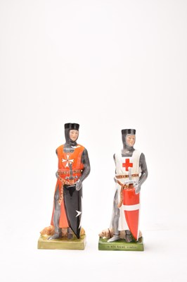 Lot 82 - Francesco and Norcroft models of St. George and a Knight of Malta