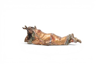 Lot 205 - Austrian Cold Cast bronze figure of American Indian, Circa 1900