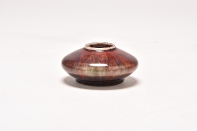 Lot 116 - A Chinese flambé-glazed water pot, Qing Dynasty