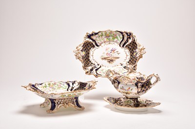 Lot 23 - A Coalport part dessert service, 19th century