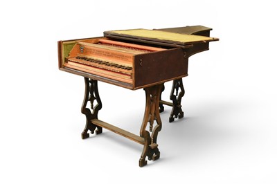 Lot 235 - Ellis Peters interest: An ash cased harpsichord by Donald Garrod, 1974