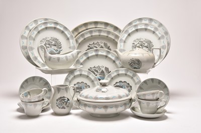 Lot 43 - Eric Ravilious (1903-1942) Wedgwood 'Travel' coffee and dinner service