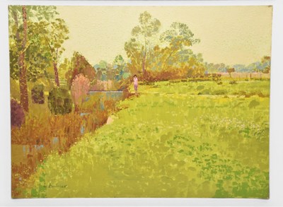 Lot 151 - Lionel Bulmer (British, 1919-1992) The Water Meadow