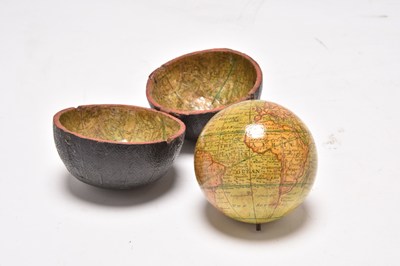 Lot 211 - A good George III miniature terrestrial globe, John Newton, 1800