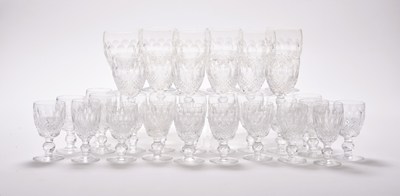 Lot 10 - A suite of Waterford Crystal in the 'Colleen' pattern, 20th century