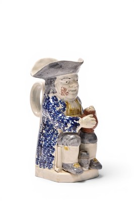 Lot 74 - A Ralph Wood-type toby jug, circa 1790-1800