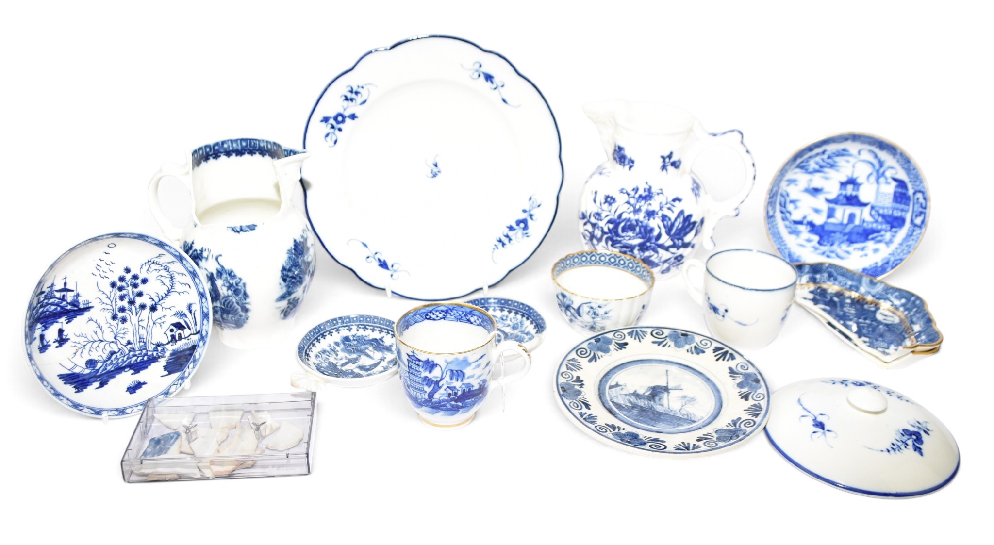 Lot 89 - A collection of Caughley and other ceramics